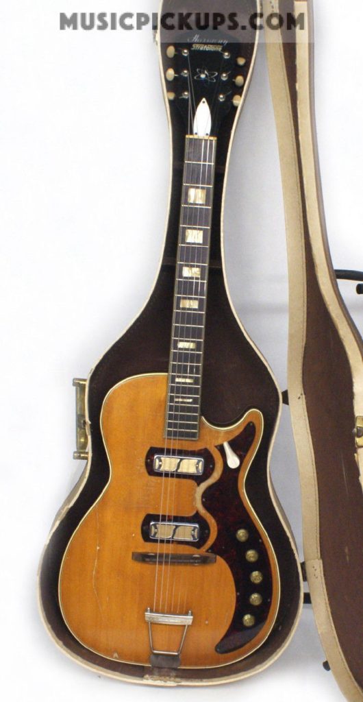 Custom Guitar Pickguard For Harmony Stratotone Mercury H47 H48,3Ply White Blank